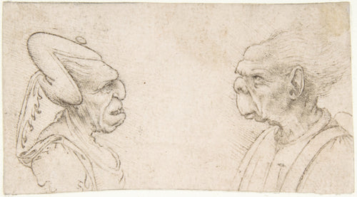 A Grotesque Couple by Giovanni Francesco Melzi, 1491/93–1570
