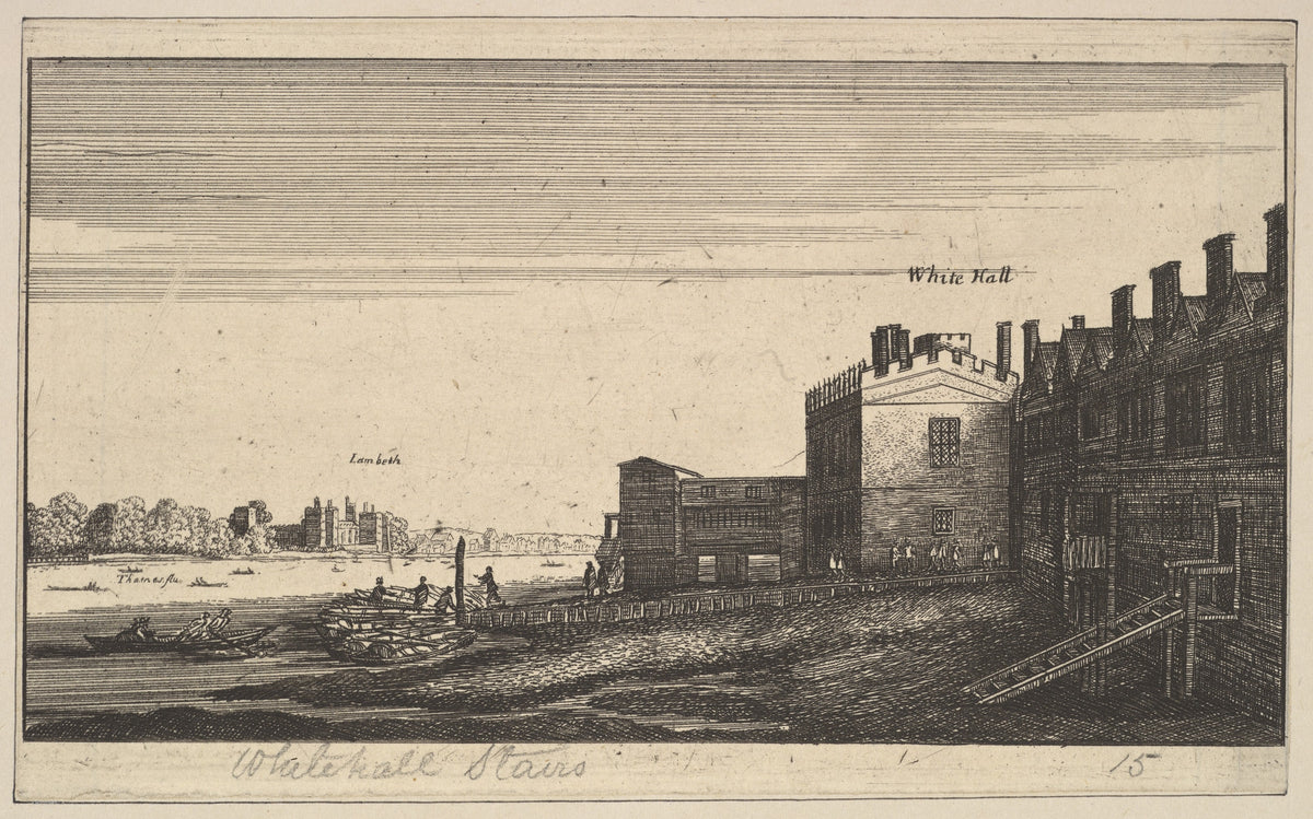 View of Lambeth by After Wenceslaus Hollar, 1650–60