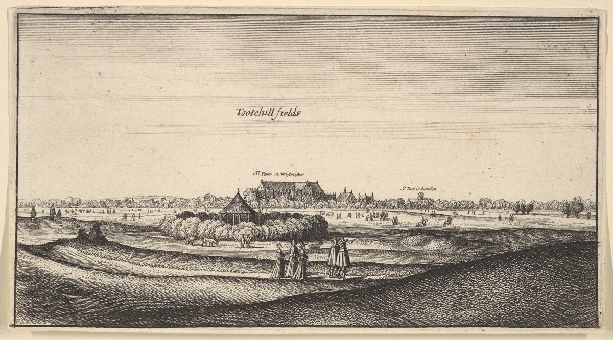 Tothill Fields by Wenceslaus Hollar, 1643–44