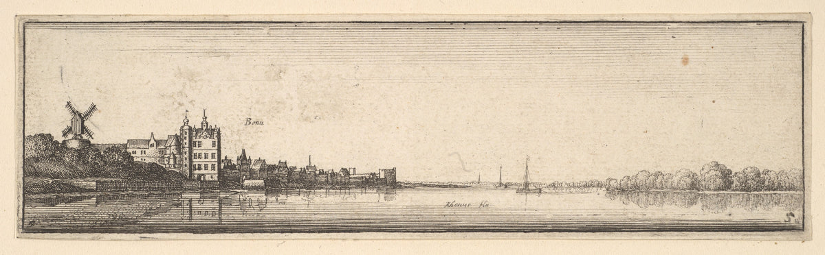 Bonn by Wenceslaus Hollar, 1642–1644