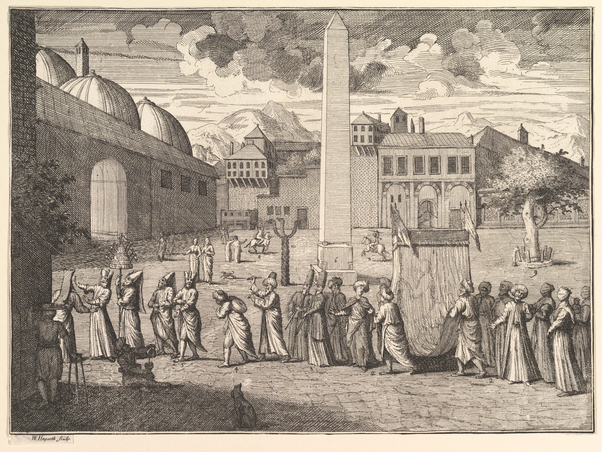 Procession through the Hippodrome by William Hogarth, 1723–24