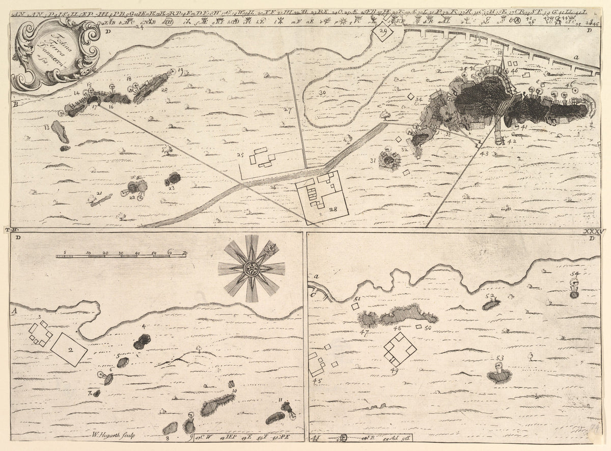 A Danish Iron Mine by William Hogarth, 1723–24