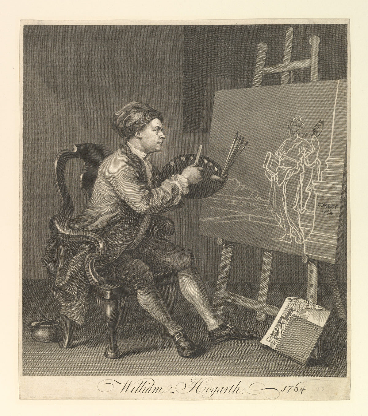 Serjeant Painter to His Majesty by William Hogarth, 1764