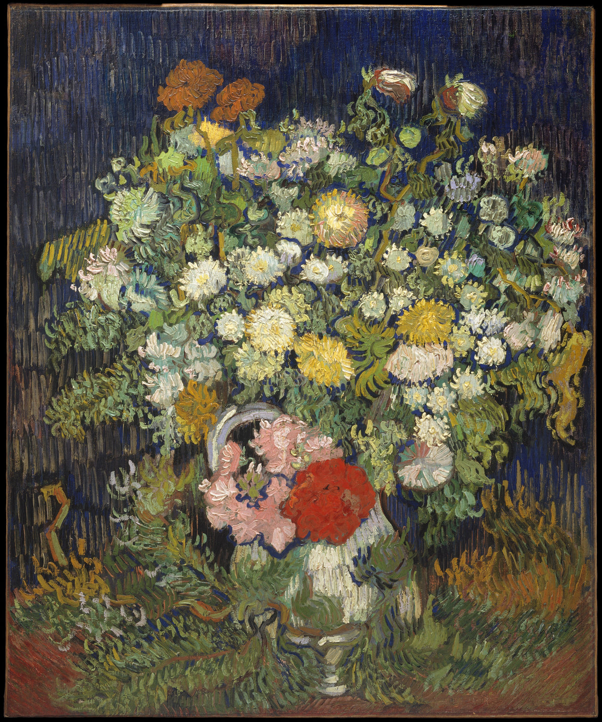 Bouquet of Flowers in a Vase by Vincent van Gogh, 1890