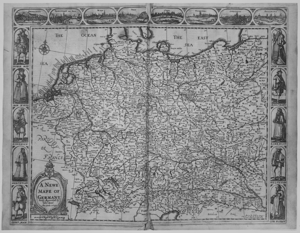 A Prospect of the Most Famous Parts of the World by John Speed, 1631