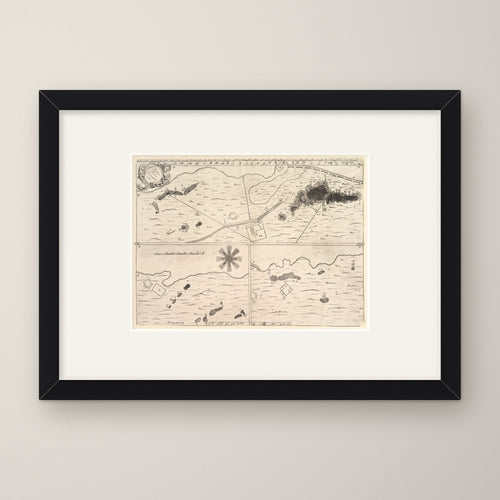A Danish Iron Mine – in a black frame