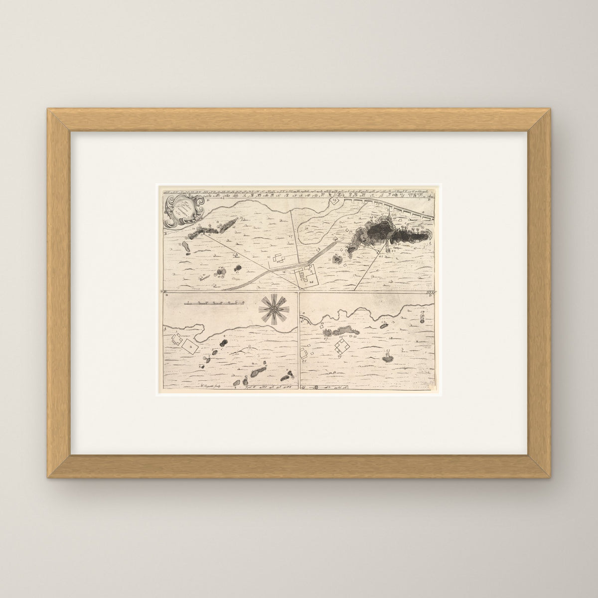 A Danish Iron Mine – in an oak frame