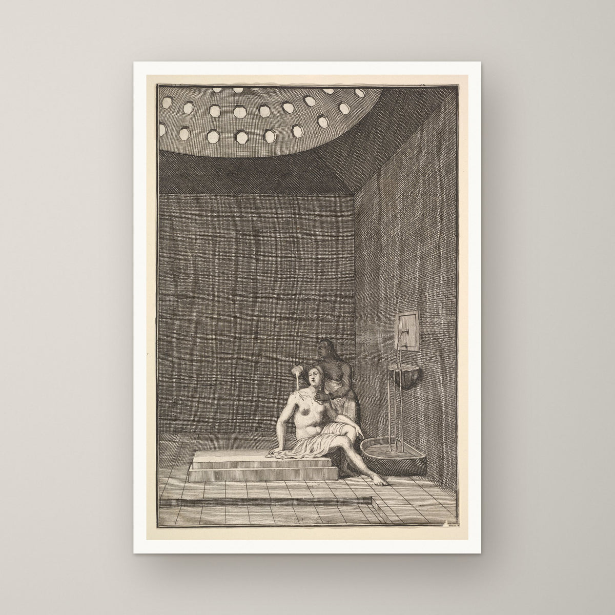 A Turkish Bath – unframed print
