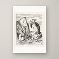 Alice: The Gryphon and the Mock Turtle – unframed print