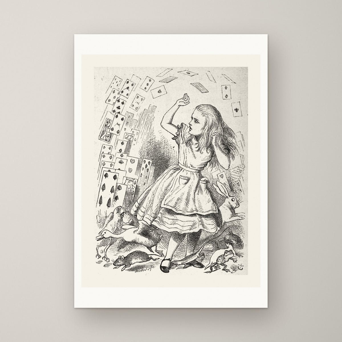 Alice: The Pack of Cards – unframed print