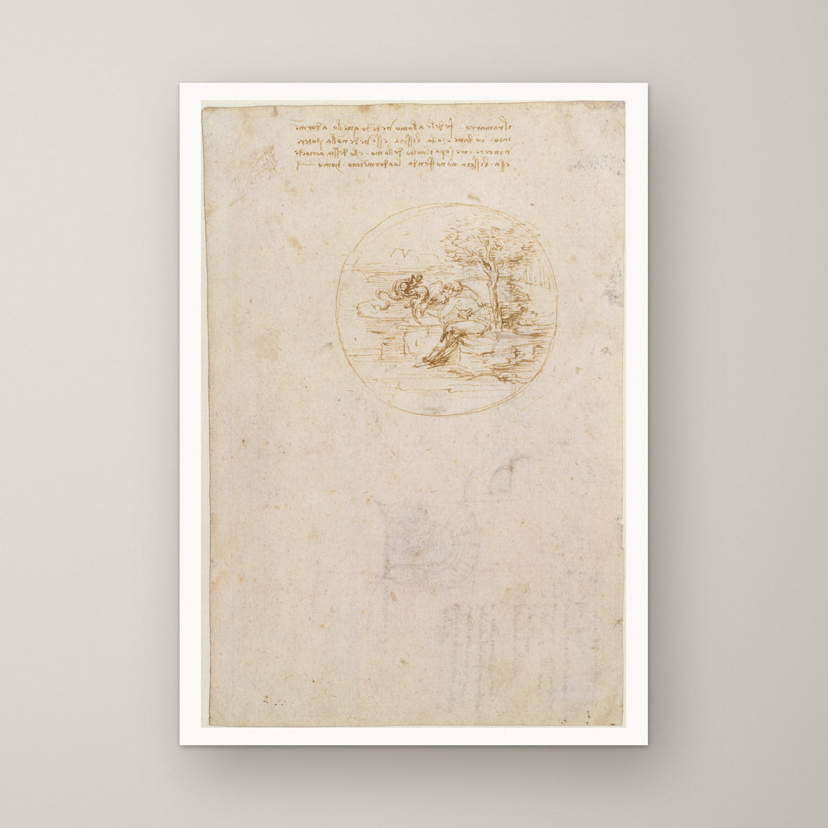 Allegory on the Fidelity of the Lizard – unframed print