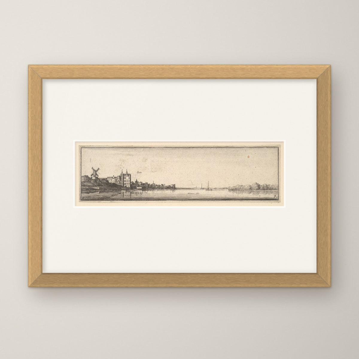 Bonn – in an oak frame