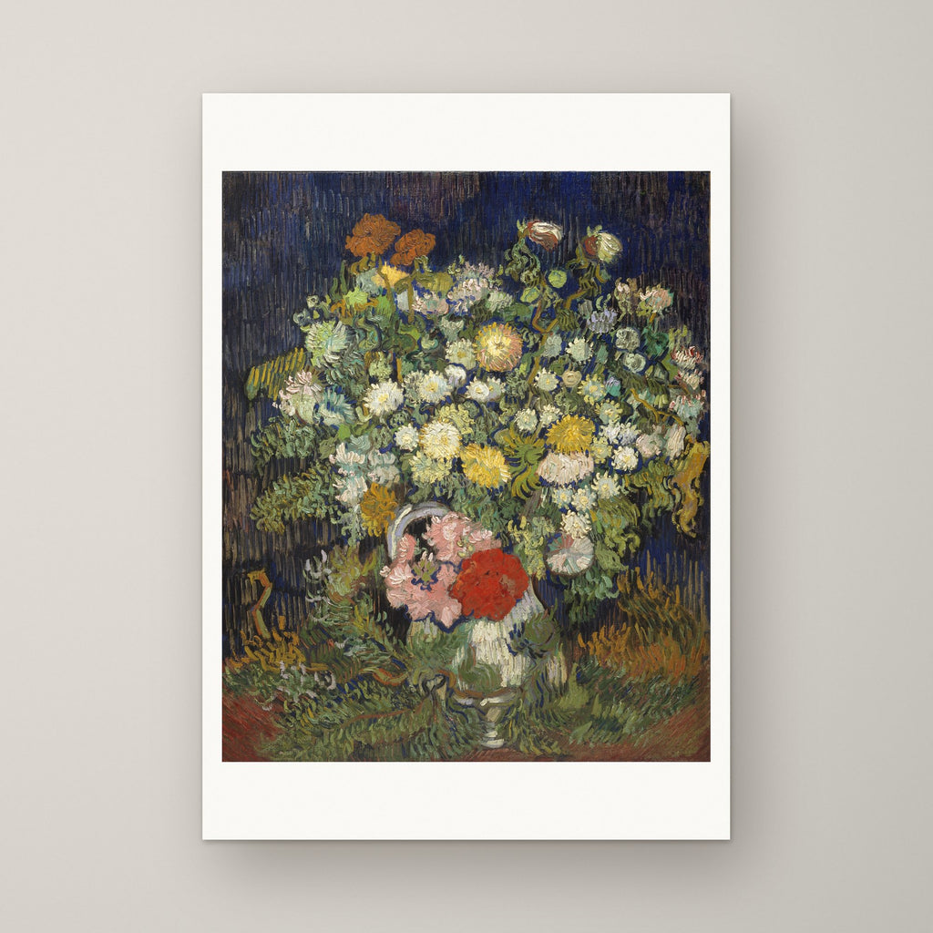 Bouquet of Flowers in a Vase – unframed print