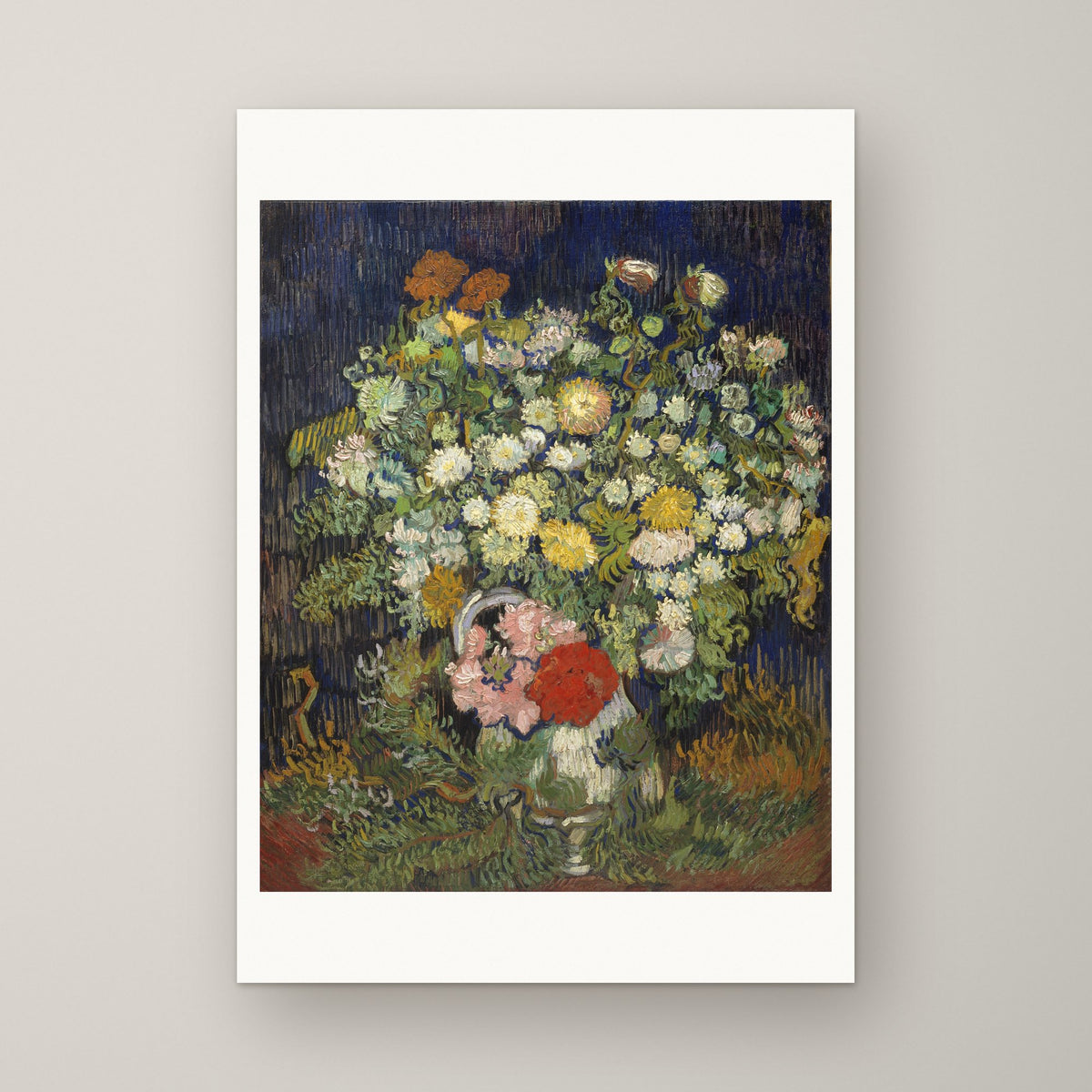 Bouquet of Flowers in a Vase – unframed print