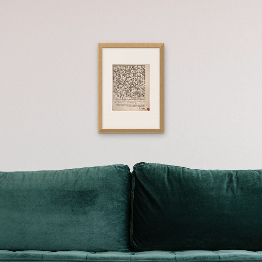Characters and Caricaturas – framed in a living room