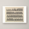 Coronation Procession of Charles II – unframed print