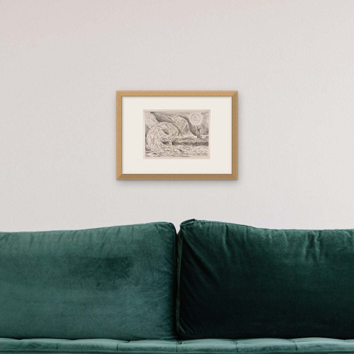 Dante's Inferno: Paolo and Francesca – framed in a living room