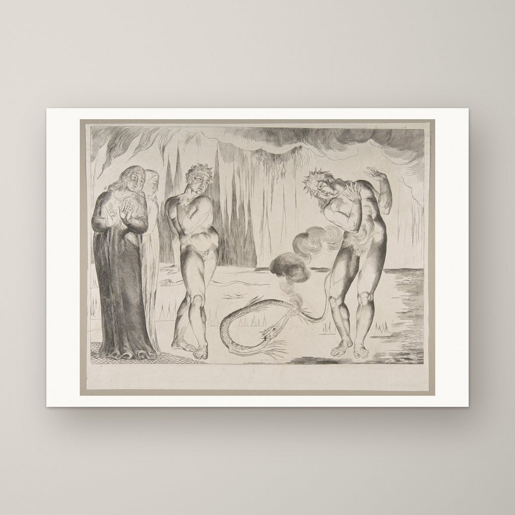 Dante's Inferno: The Circle of the Thieves – unframed print