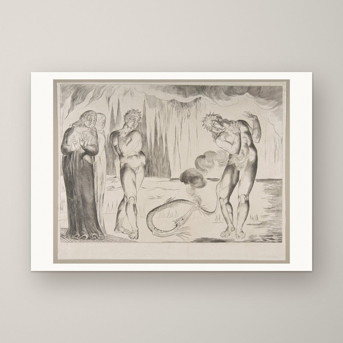 Dante's Inferno: The Circle of the Thieves – unframed print