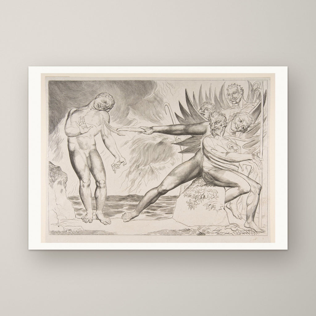 Dante's Inferno: The Devils Tormenting Ciampolo – unframed print