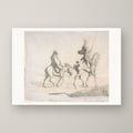 Don Quixote and Sancho Panza – unframed print