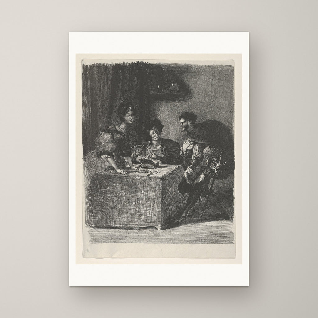 Faust: Mephistopheles Presents Himself to Martha – unframed print