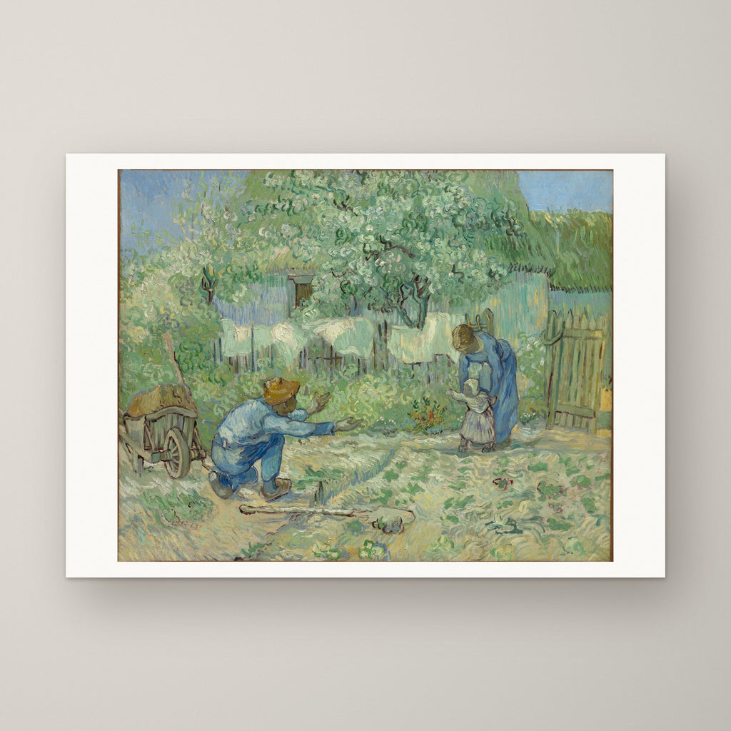First Steps, after Millet – unframed print