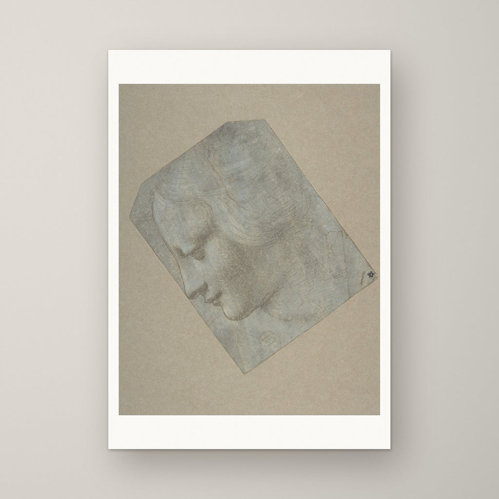 Head of a Woman in Profile – unframed print