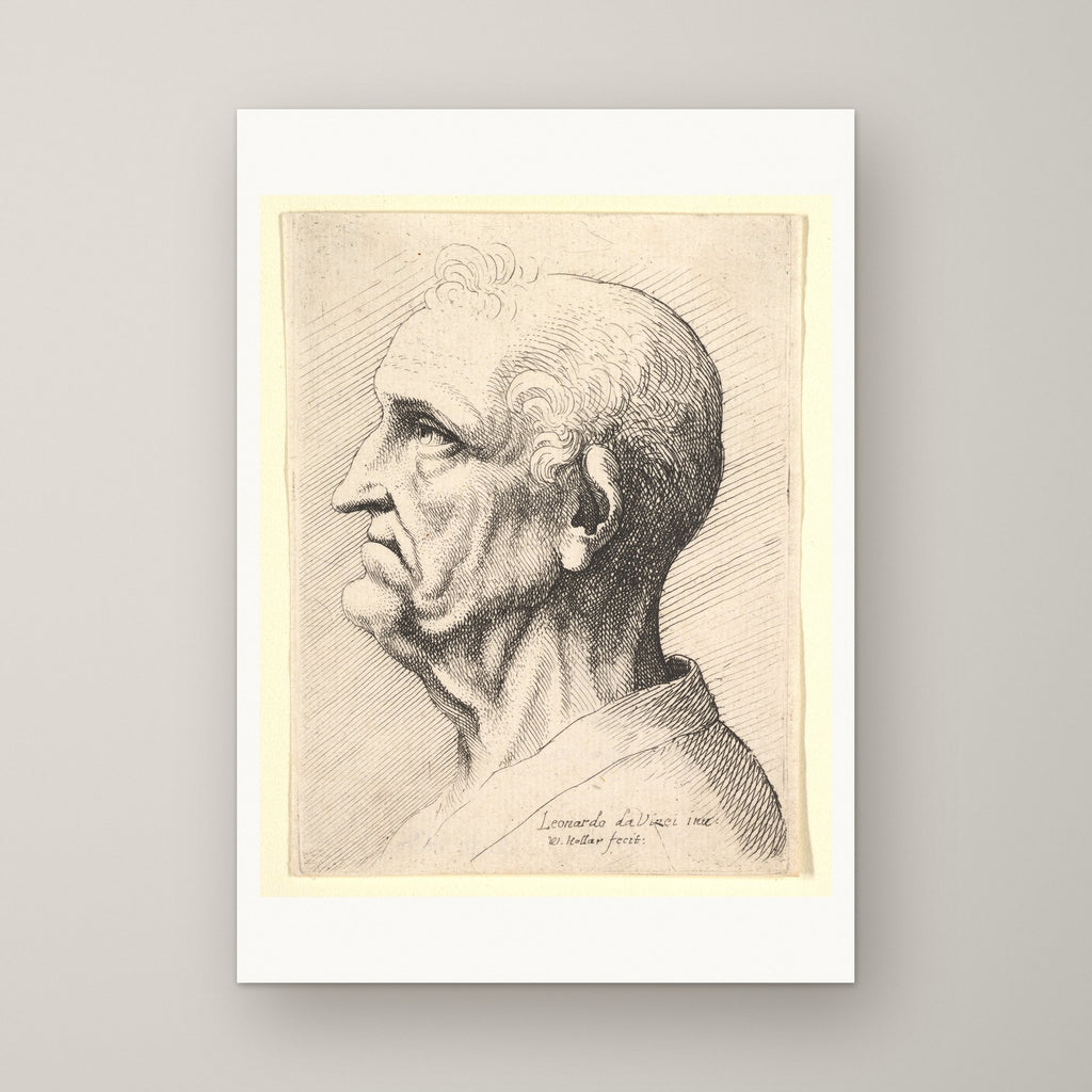 Head of an Old Man – unframed print