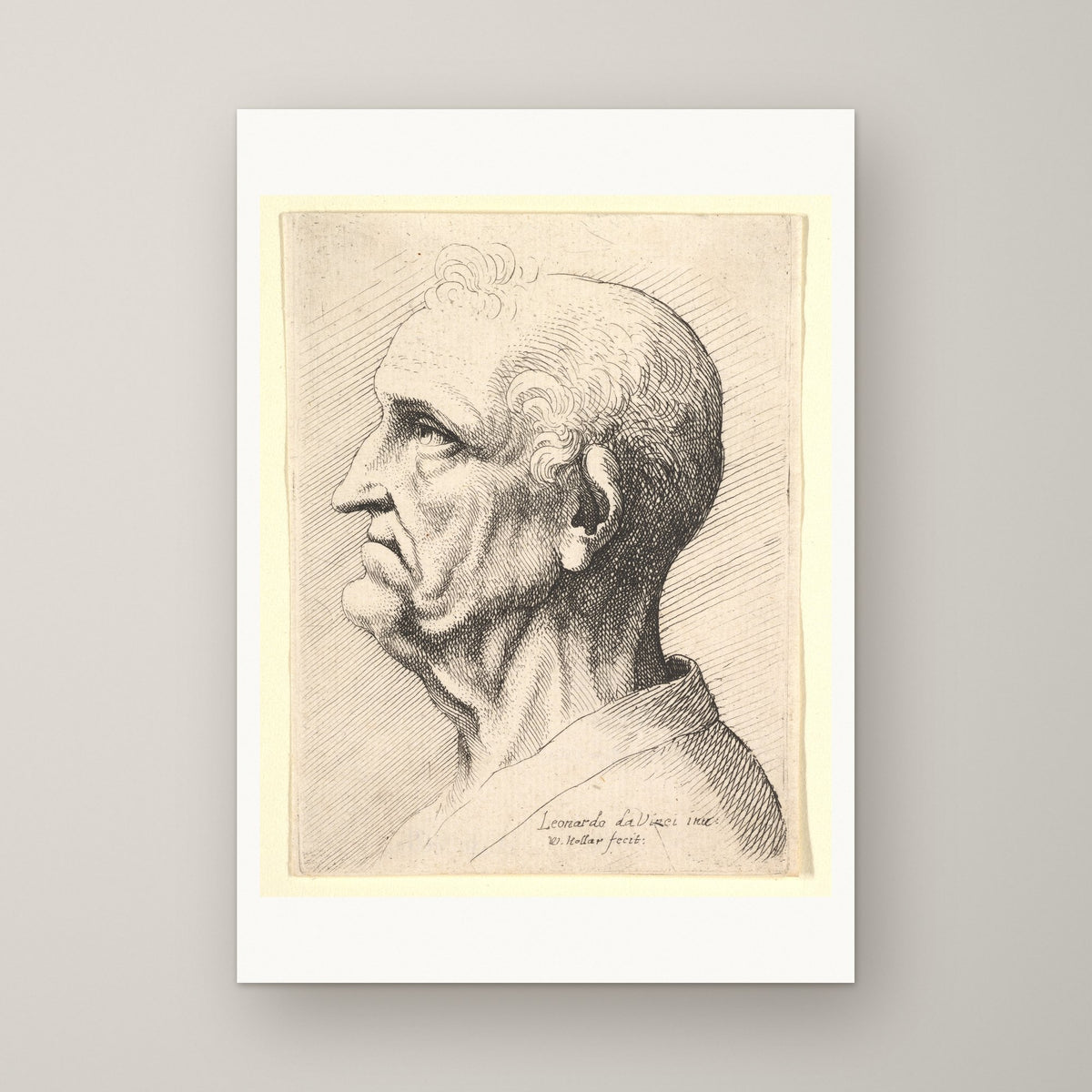 Head of an Old Man – unframed print