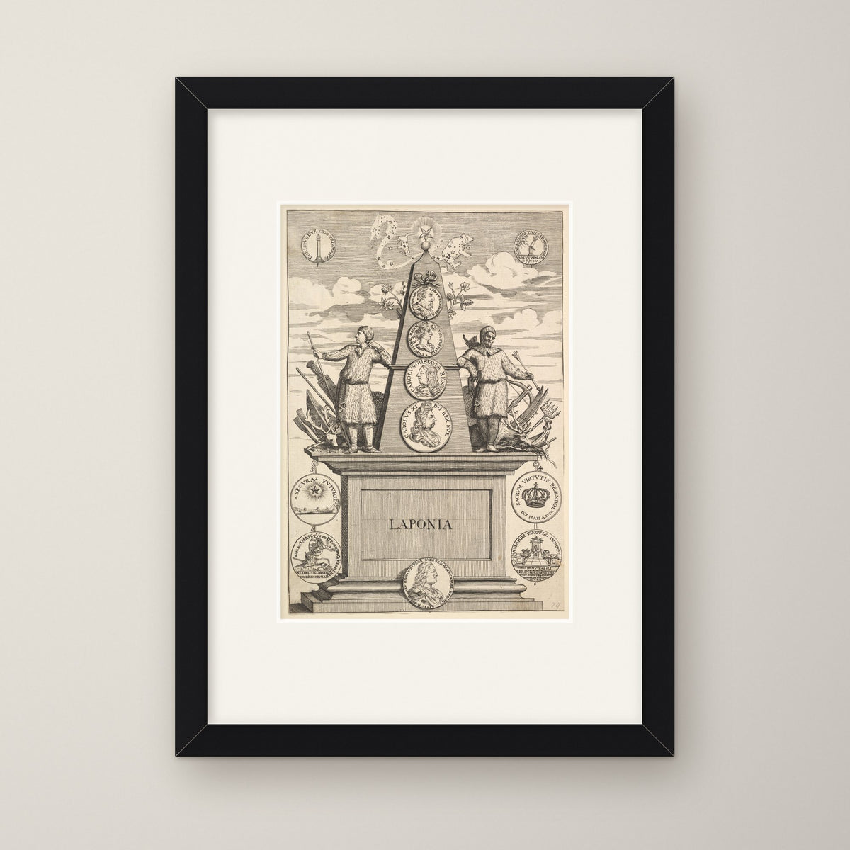 Laponia – in a black frame