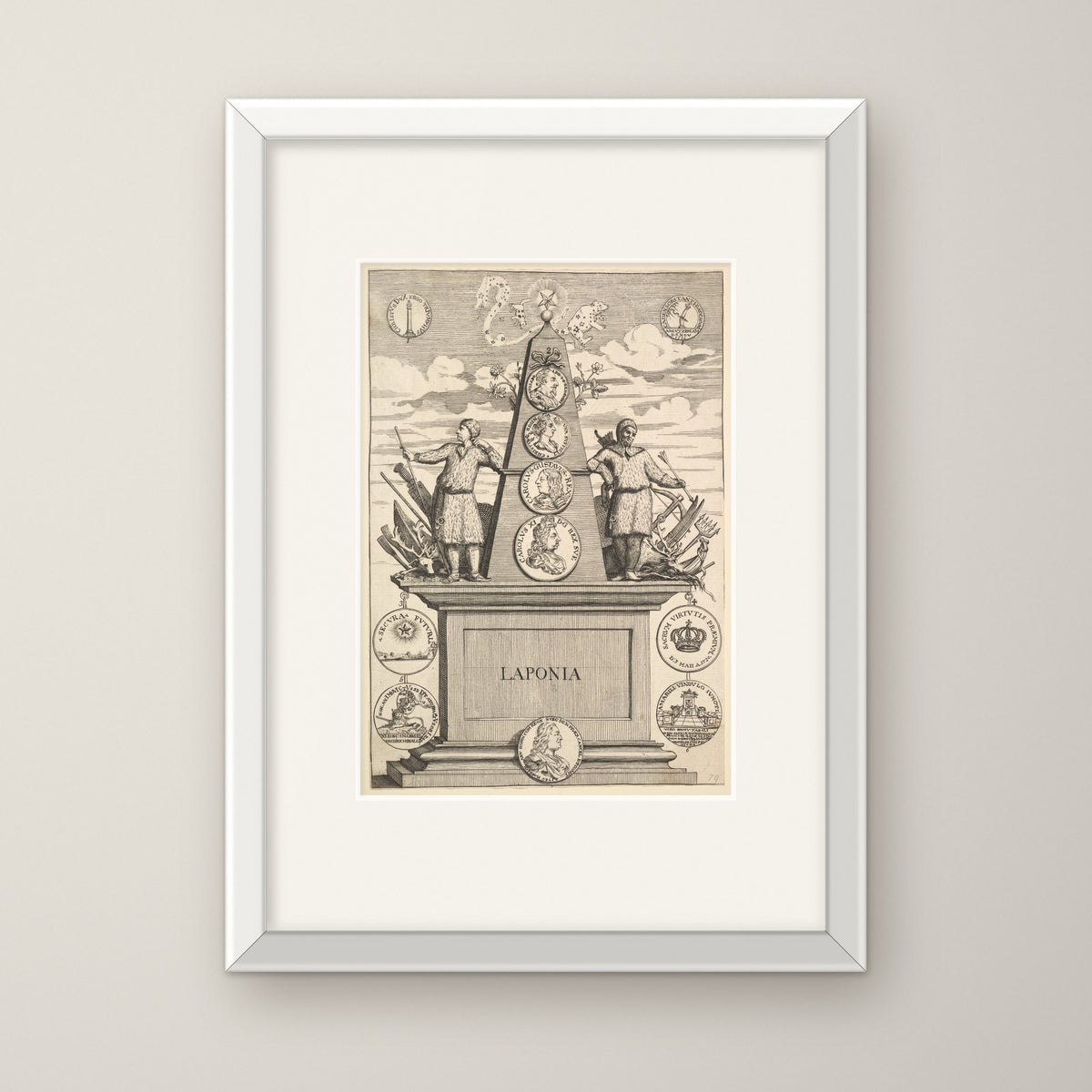 Laponia – in a white frame