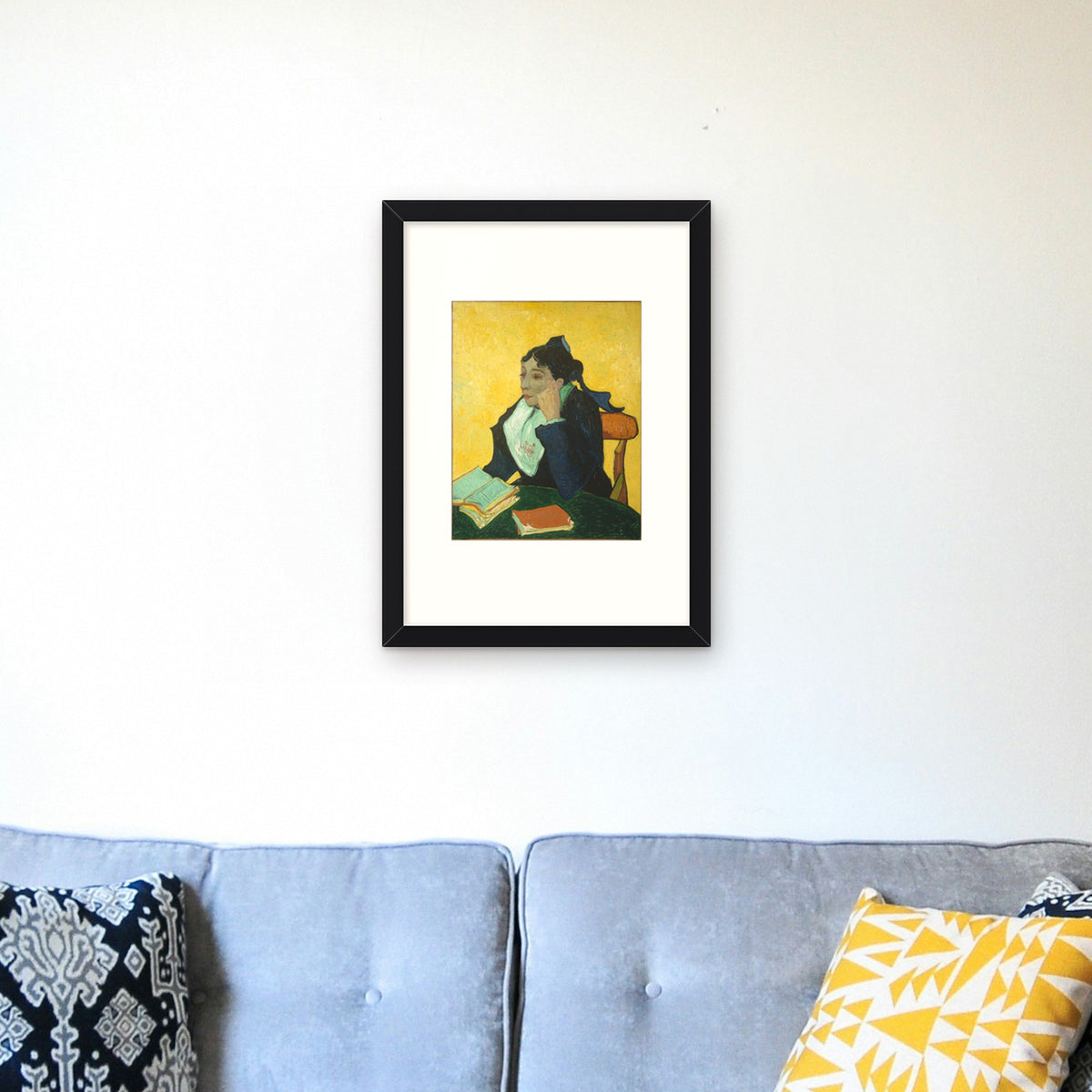 L'Arlésienne: Madame Ginoux – framed in a living room
