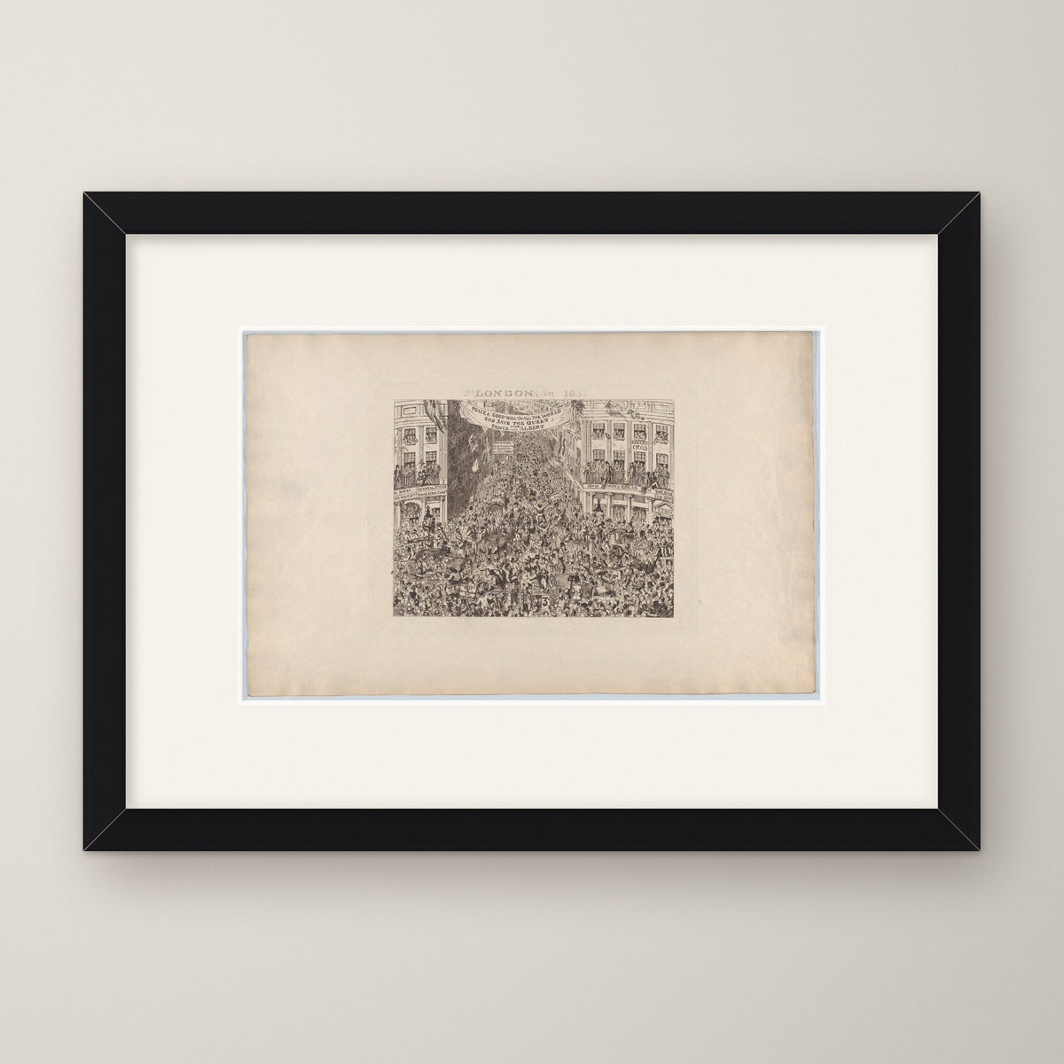 London, in 1851 – in a black frame