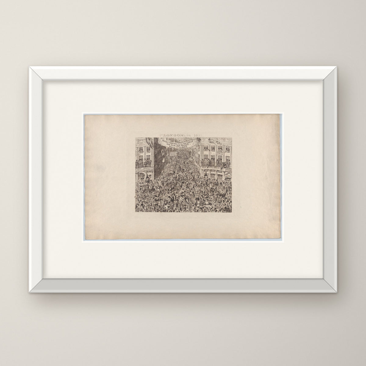 London, in 1851 – in a white frame