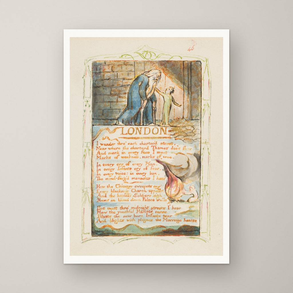 London – unframed print