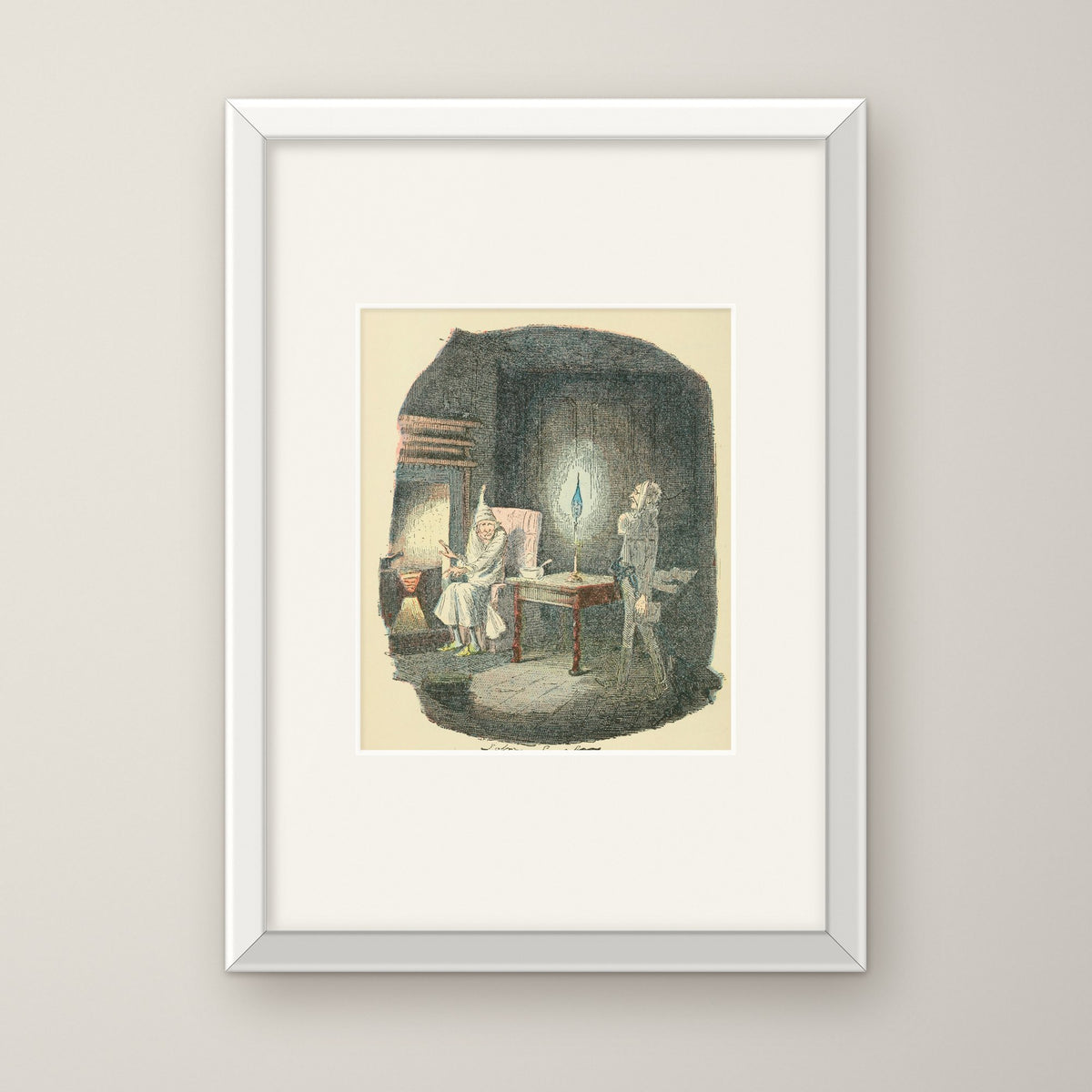Marley's Ghost – in a white frame