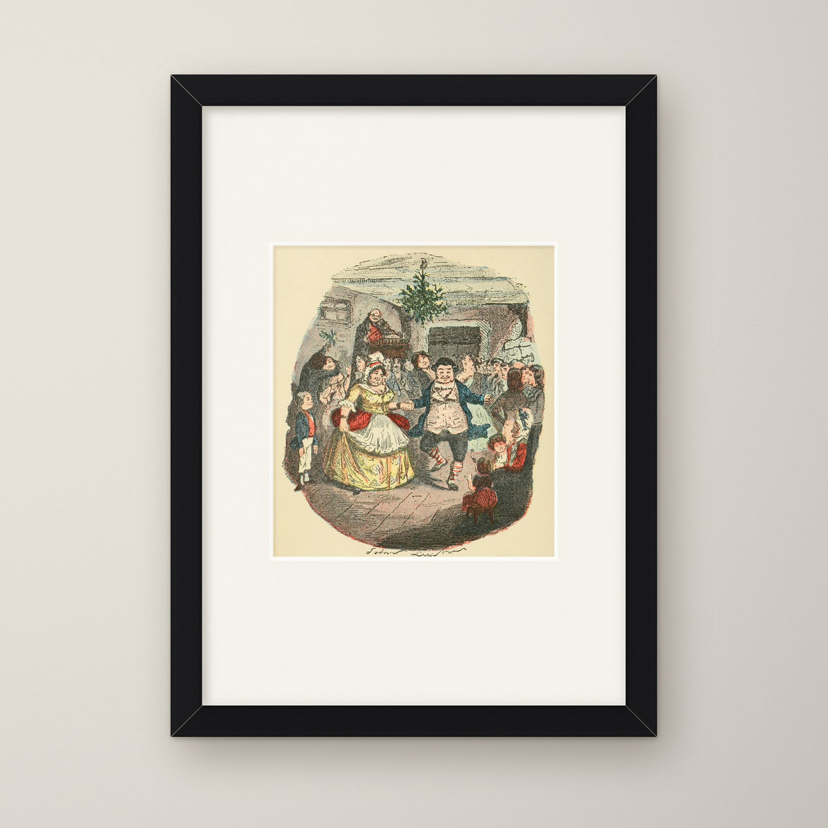 Mr Fezziwig's Ball – in a black frame