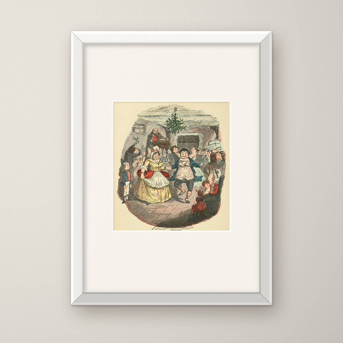 Mr Fezziwig's Ball – in a white frame