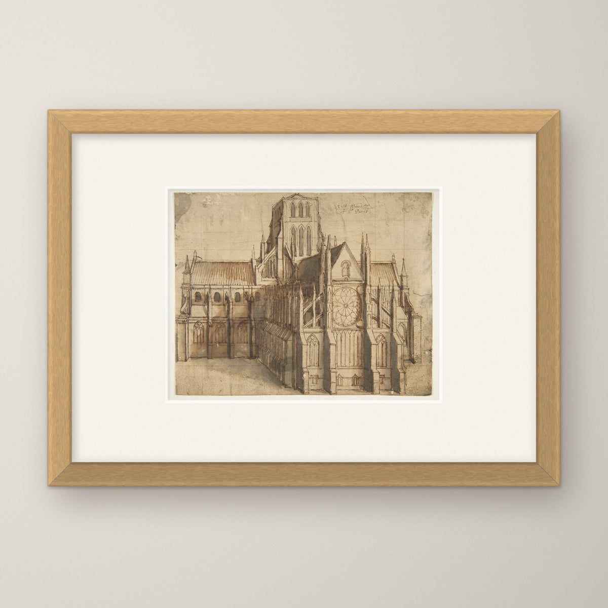 Old St Paul's Cathedral – in an oak frame