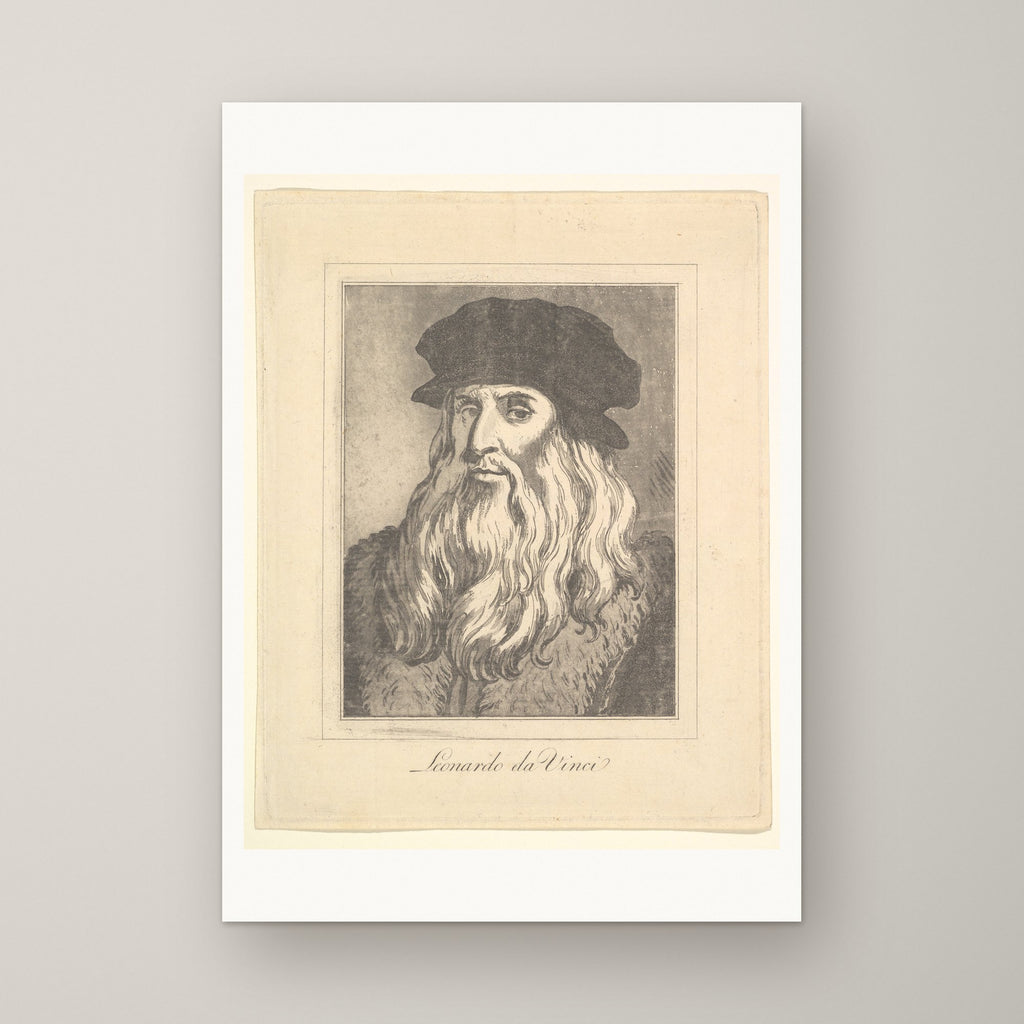 Portrait of Leonardo – unframed print