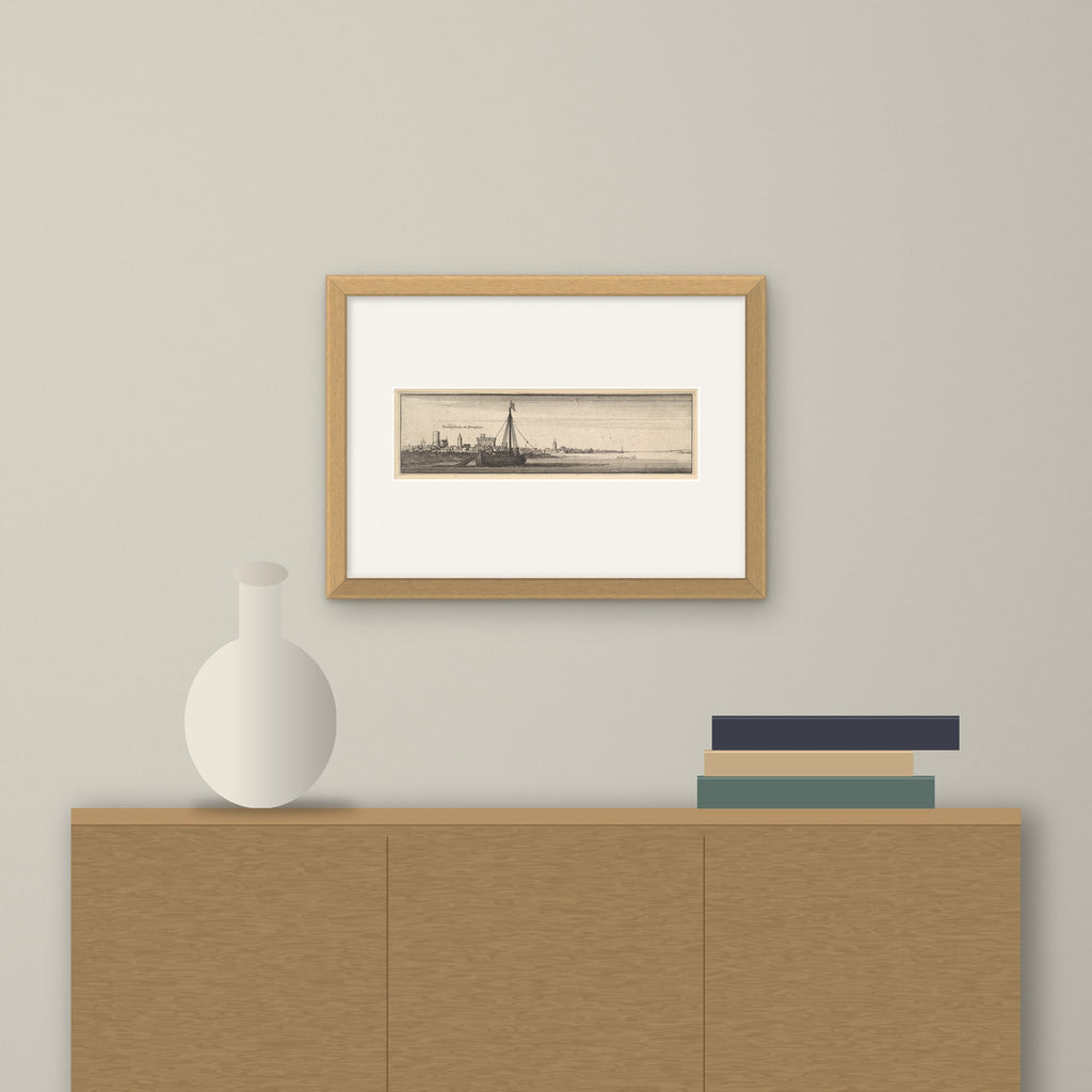 Rüdesheim – framed on a wall above a sideboard