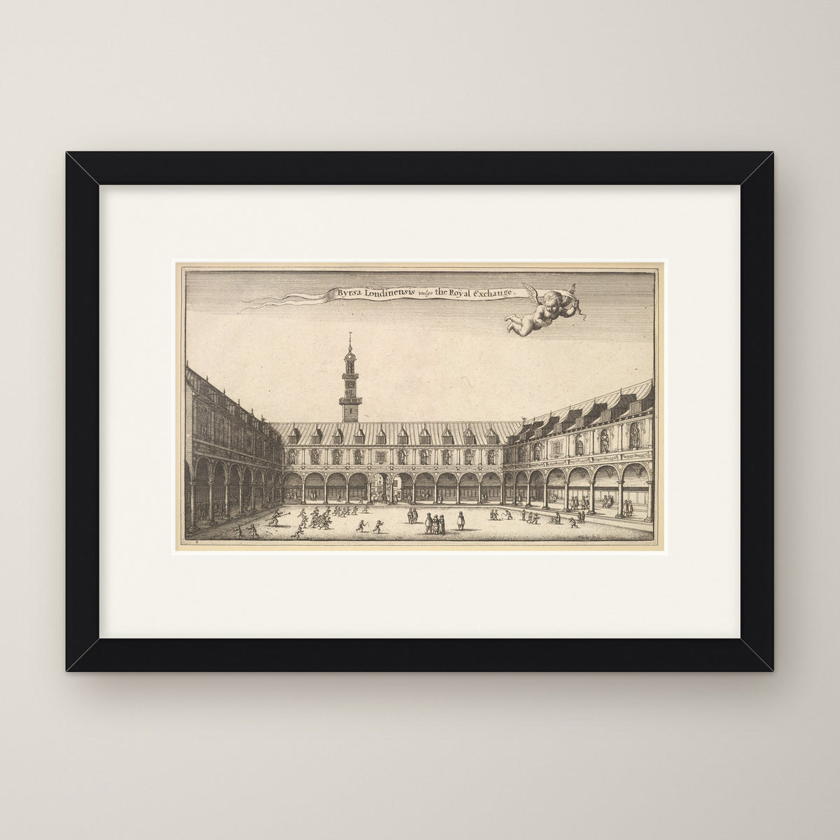 Royal Exchange – in a black frame