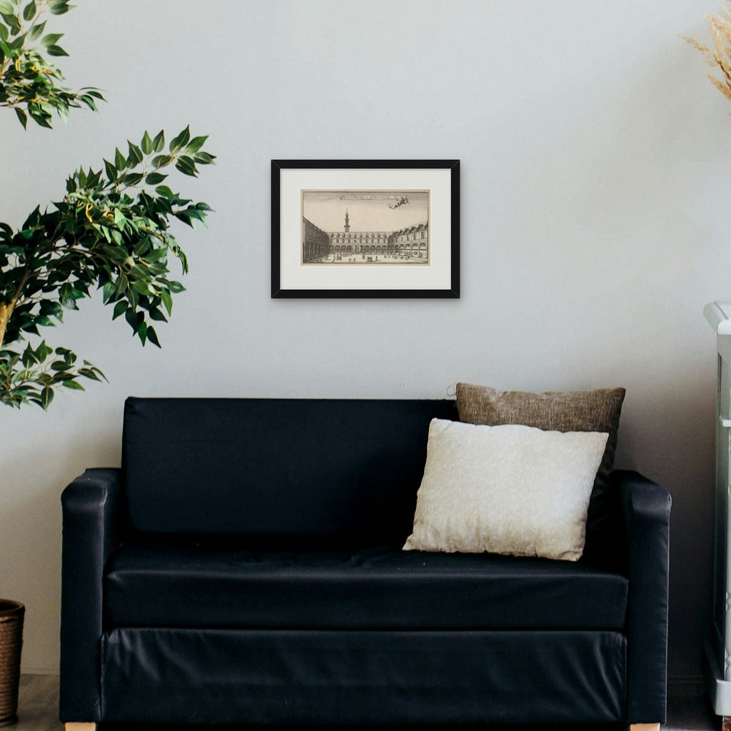 Royal Exchange – framed in a living room