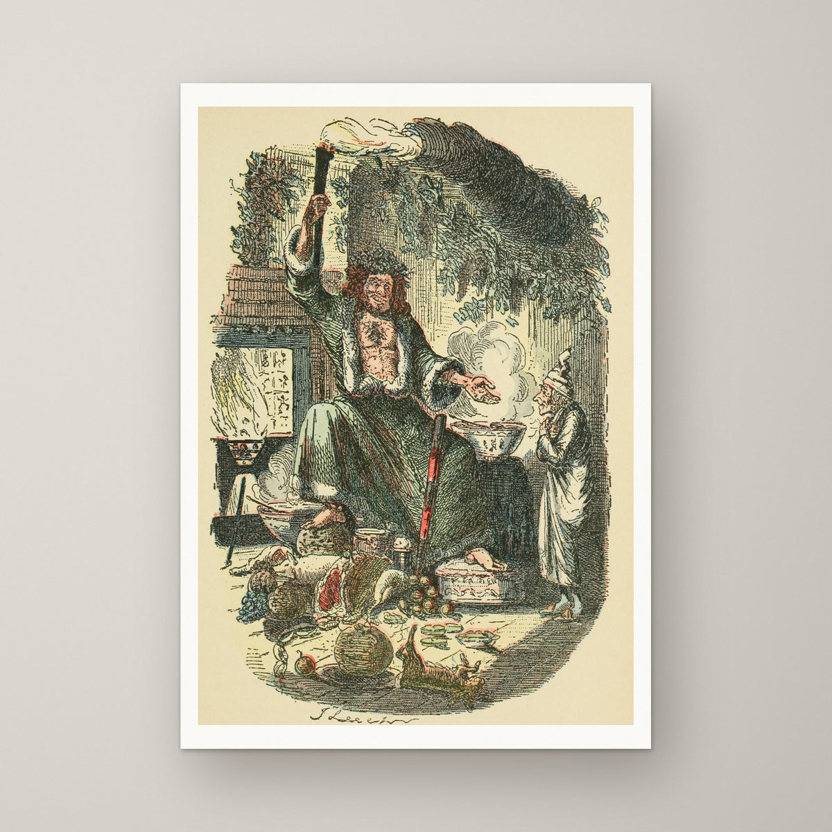 Scrooge's Third Visitor – unframed print