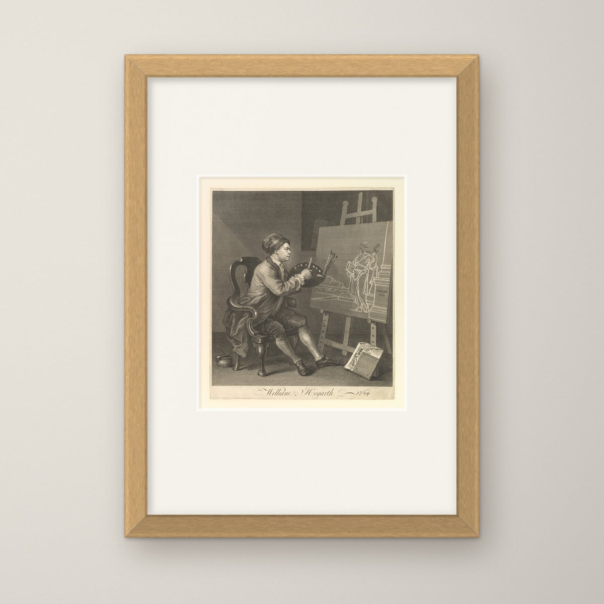 Serjeant Painter to His Majesty – in an oak frame