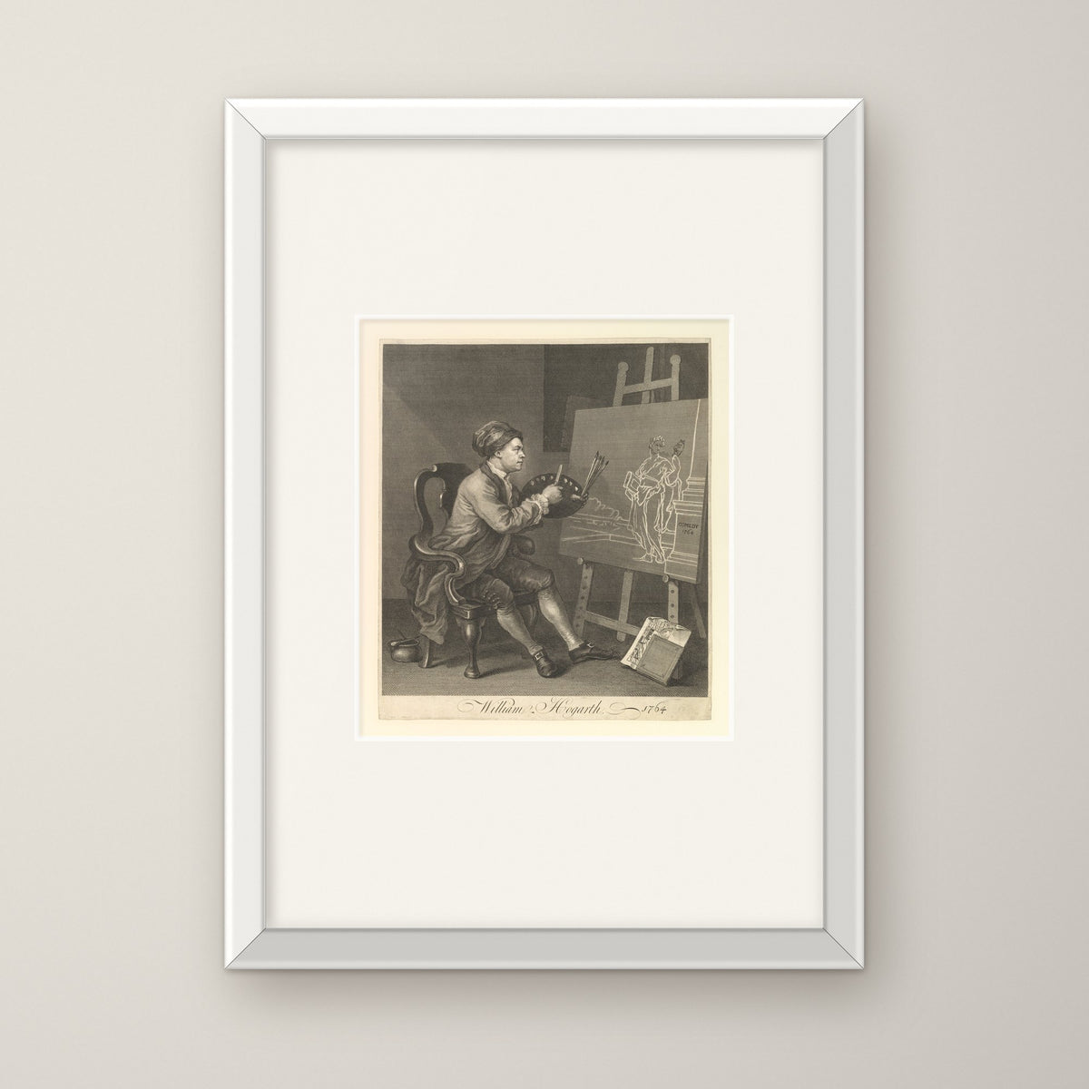 Serjeant Painter to His Majesty – in a white frame
