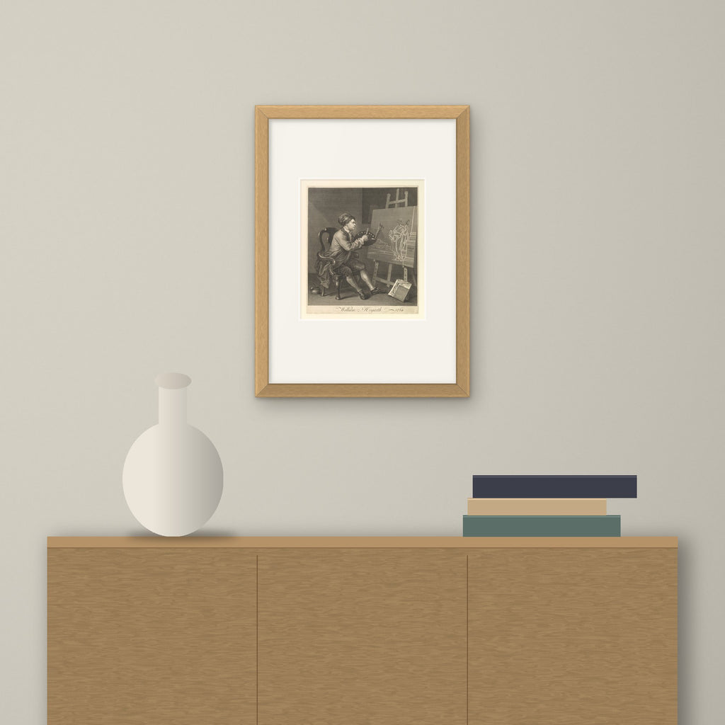 Serjeant Painter to His Majesty – framed on a wall above a sideboard