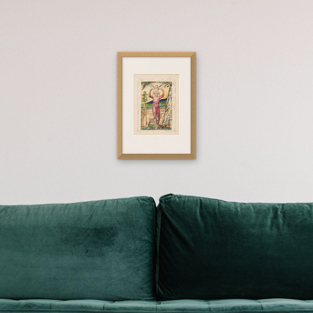 Songs of Experience: Frontispiece – framed in a living room