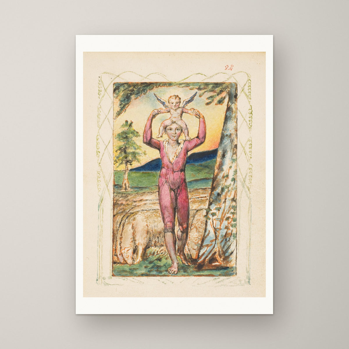 Songs of Experience: Frontispiece – unframed print